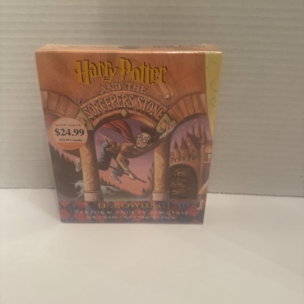 Harry Potter Sorcerer's Stone Audiobook J.K. Rowling Jim Dale CD Sealed 2016